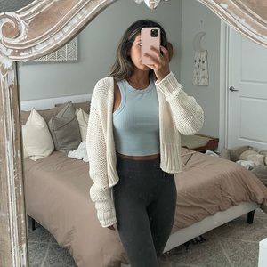 Free people knitted cardigan (XS)
